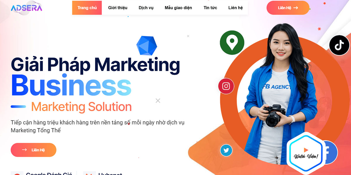 thiết kế website adsera